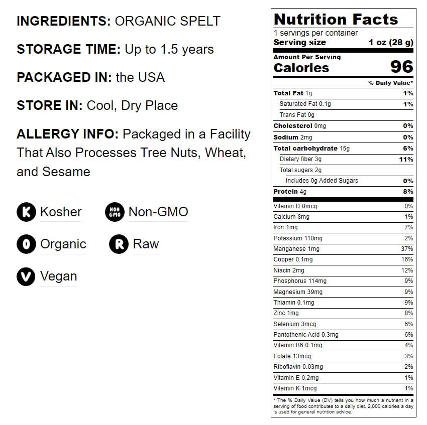 Food To Live - Wholesale Flour - Organic Spelt Flour – Whole Grain, Great for Baking Bread2