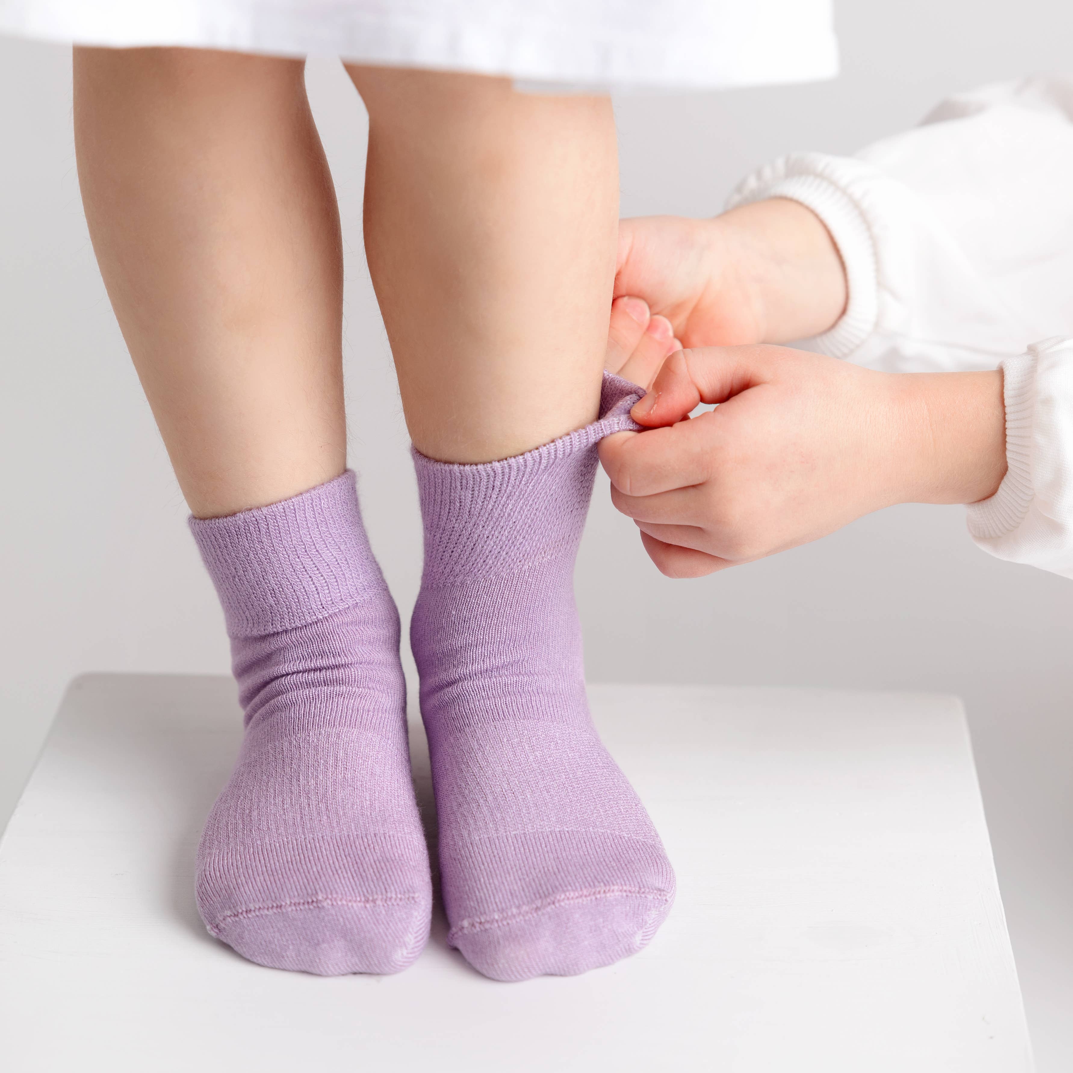 squid socks - Venta al por mayor Calcetines - Bebés - Orchid - Calcetines antideslizantes para bebé en colores lila, lavanda y ciruela9