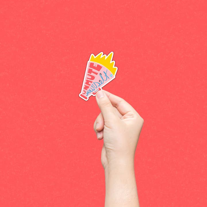 Feira Pop - Wholesale Sticker - Sticker Unmute Yourself Cute Megaphone2