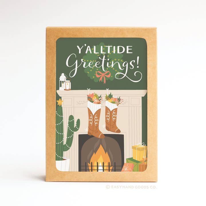 Y'alltide Greetings Folded Greeting Note Set for wholesale by Easyhand Goods – formerly Onderkast