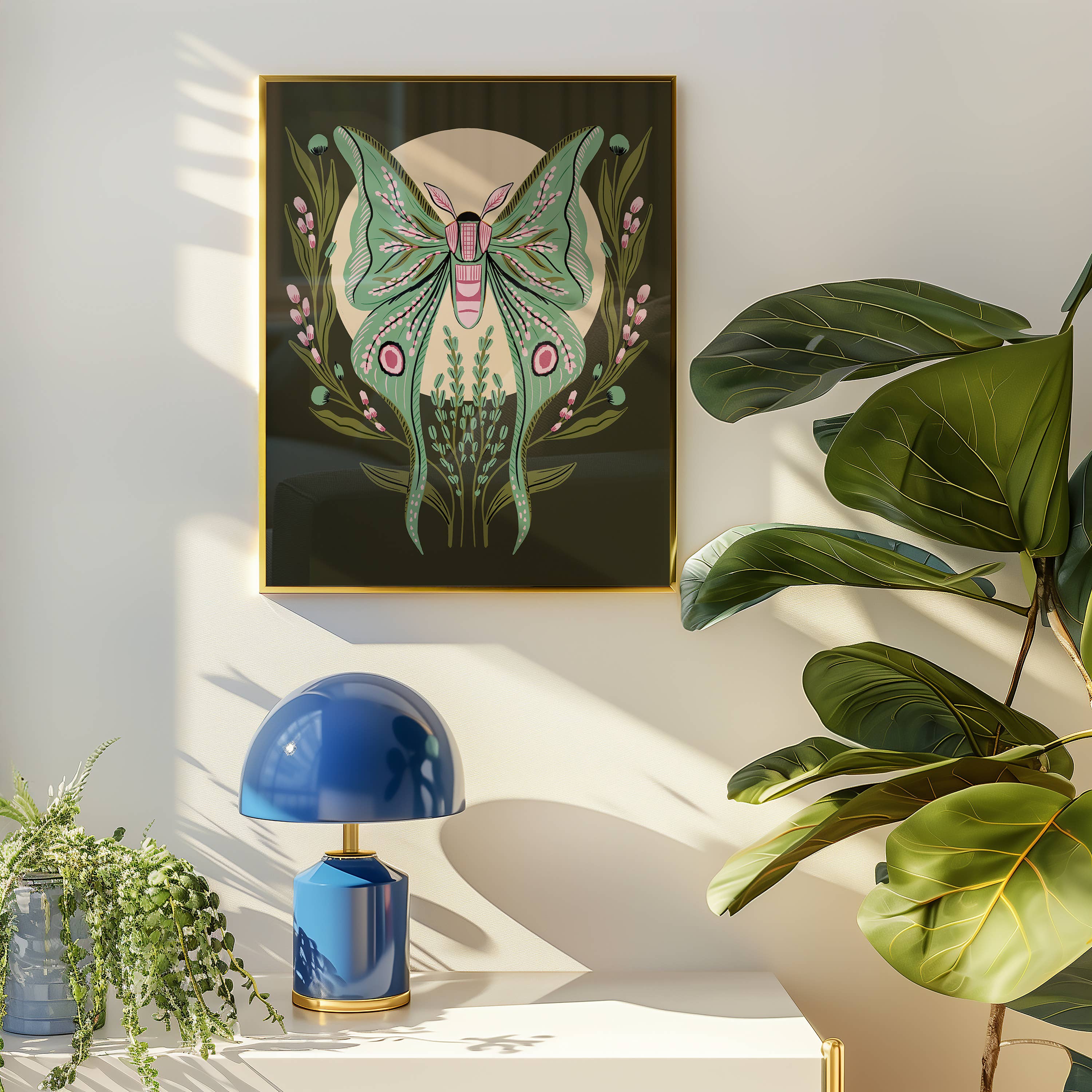 Tara Reed - Wholesale Art Print - "Luna Moth" - 8" x 10" Giclée Art Print1