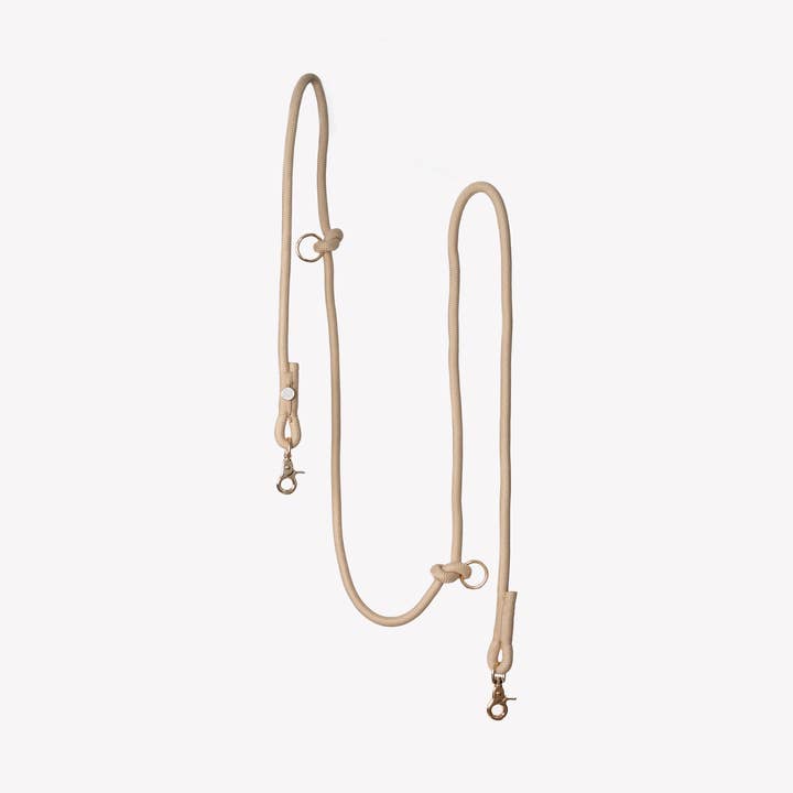 Furlou - Wholesale Pet Leash - Dog - 'Tan' - Hands Free Dog Braided Rope Leash0