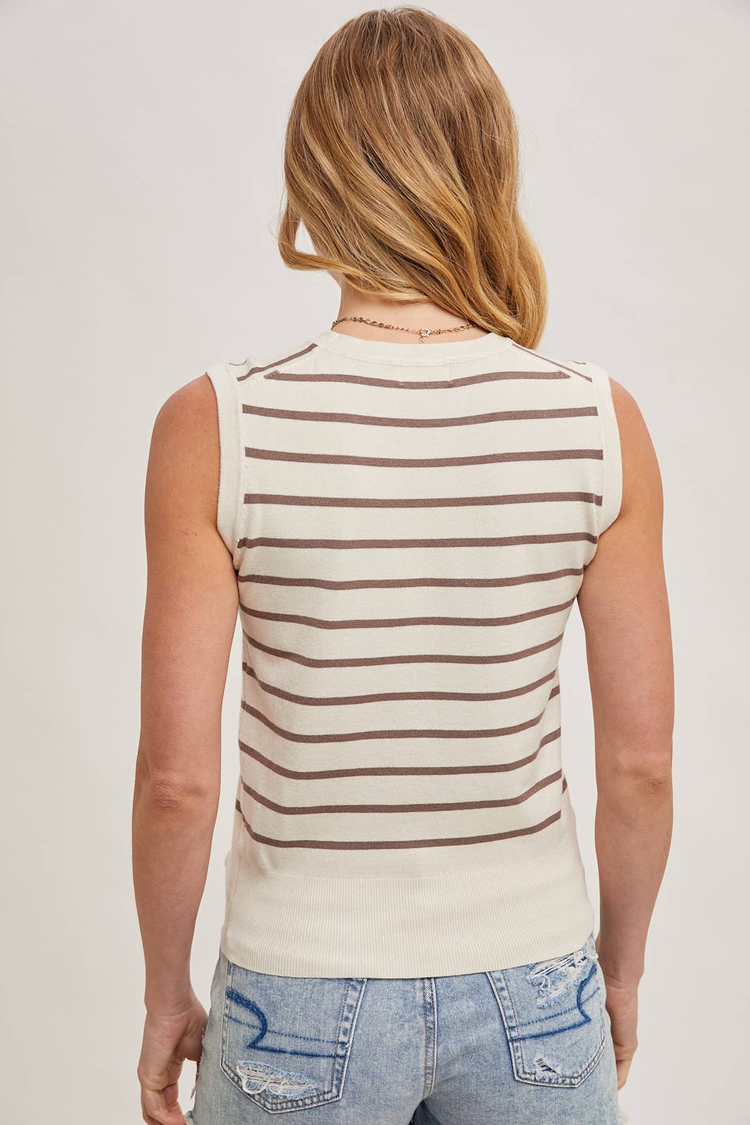 Bluivy - Wholesale Tank Top - Women's - STRIPED MUSCLE KNIT TANK TOP13