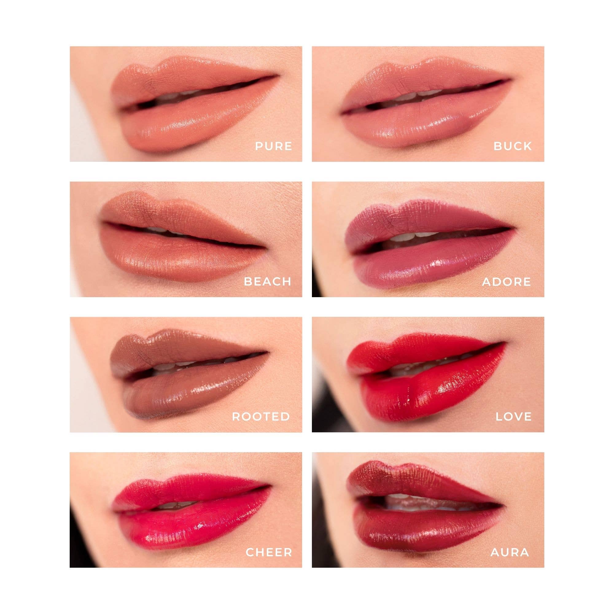 Fitglow Beauty - Vente Rouges à lèvres - Palette de Rouges à Lèvres Crème 8 Teintes - Édition Limitée1