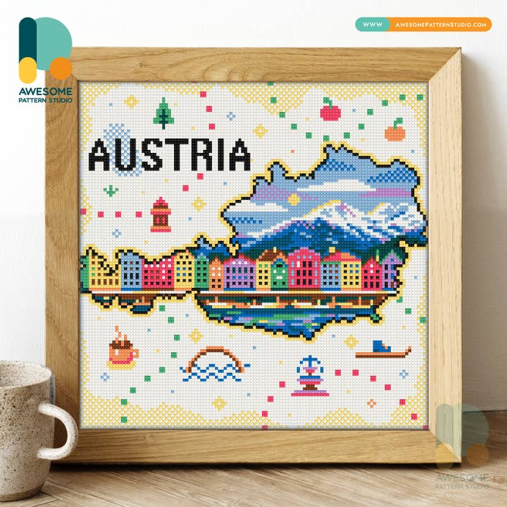 DS2623-120x120 Tyrolean Alps, Diamond Painting Kit for wholesale by Awesome Pattern Studio