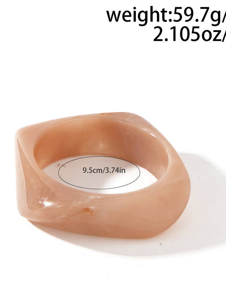 Vintage Irregular Wide Acrylic Bracelets DP25B581 for wholesale by Dipped Shop