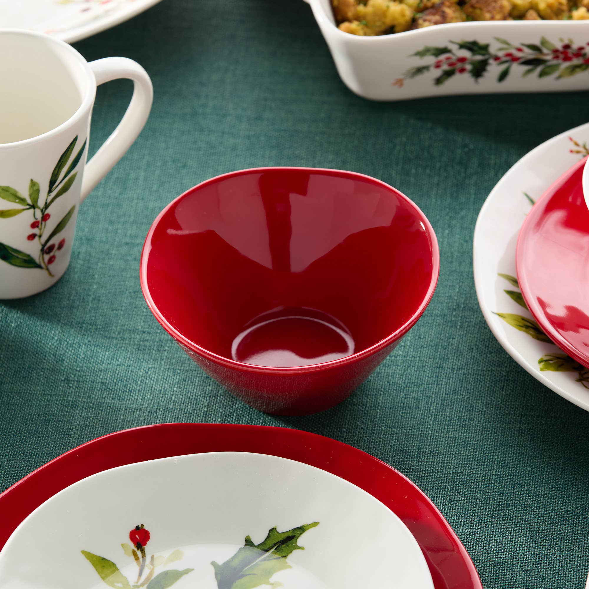 Certified International - Wholesale Bowl - Berry Red Ice Cream Bowl 5.25in x 3in asst.0