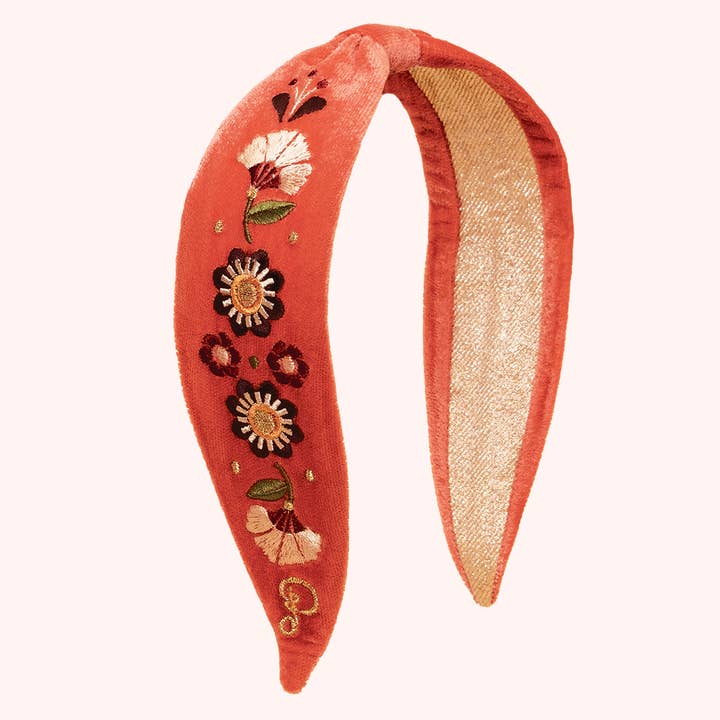 Banda Bordada Estreita - Art Deco Floral por atacado de Powder Design - Europe