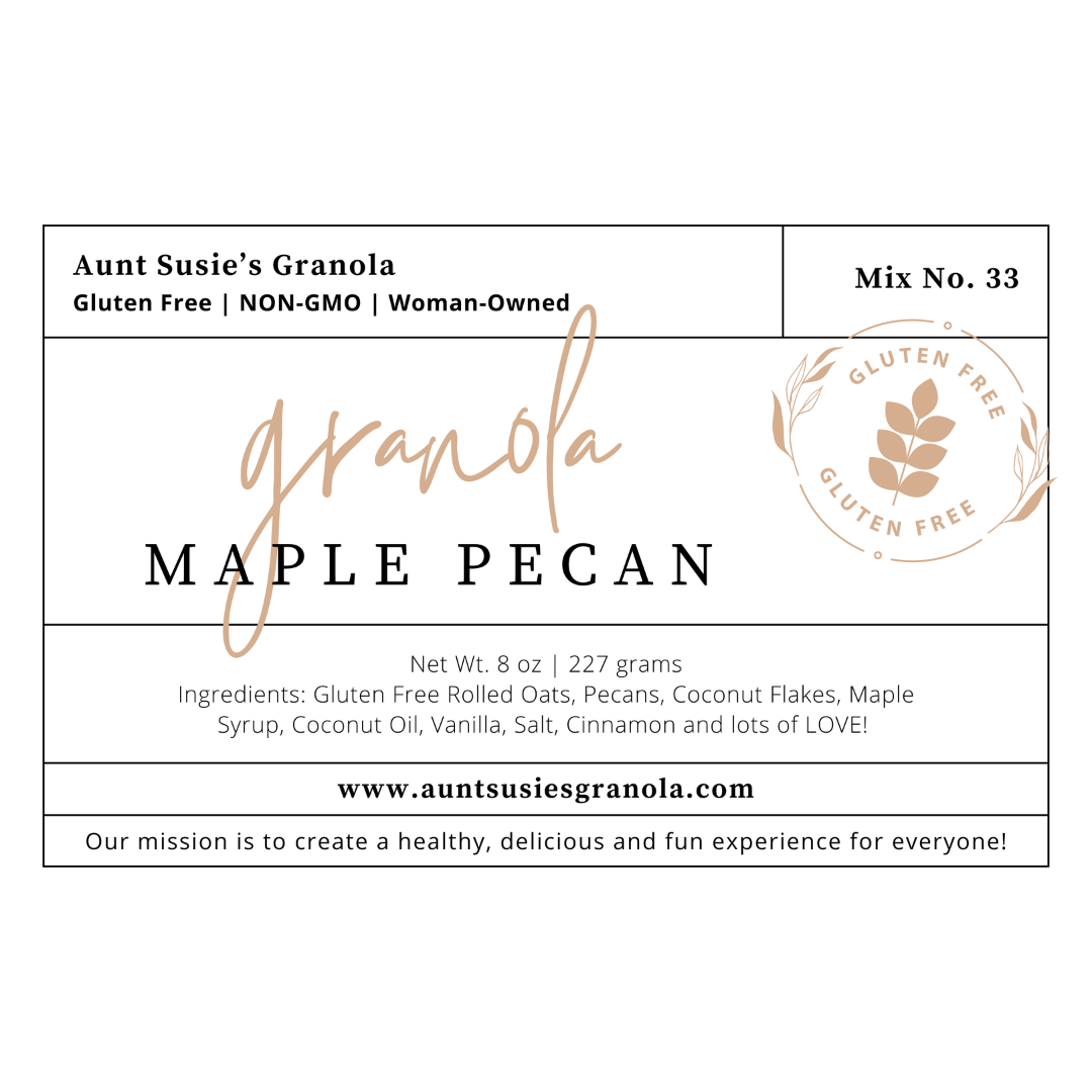 Aunt Susie's Granola - Wholesale Granola - NEW! Maple Pecan Granola4