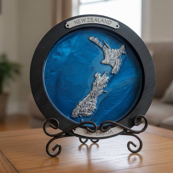 New Zealand - Island Topo for wholesale by Mongoose Design