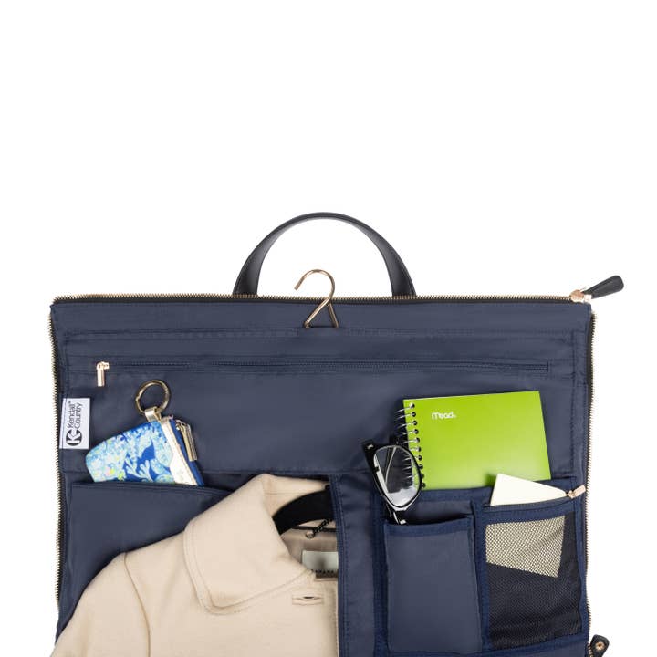Kendall Country - Wholesale Weekender Bag - Women's - Rolling Convertible Garment Duffel - Pebble