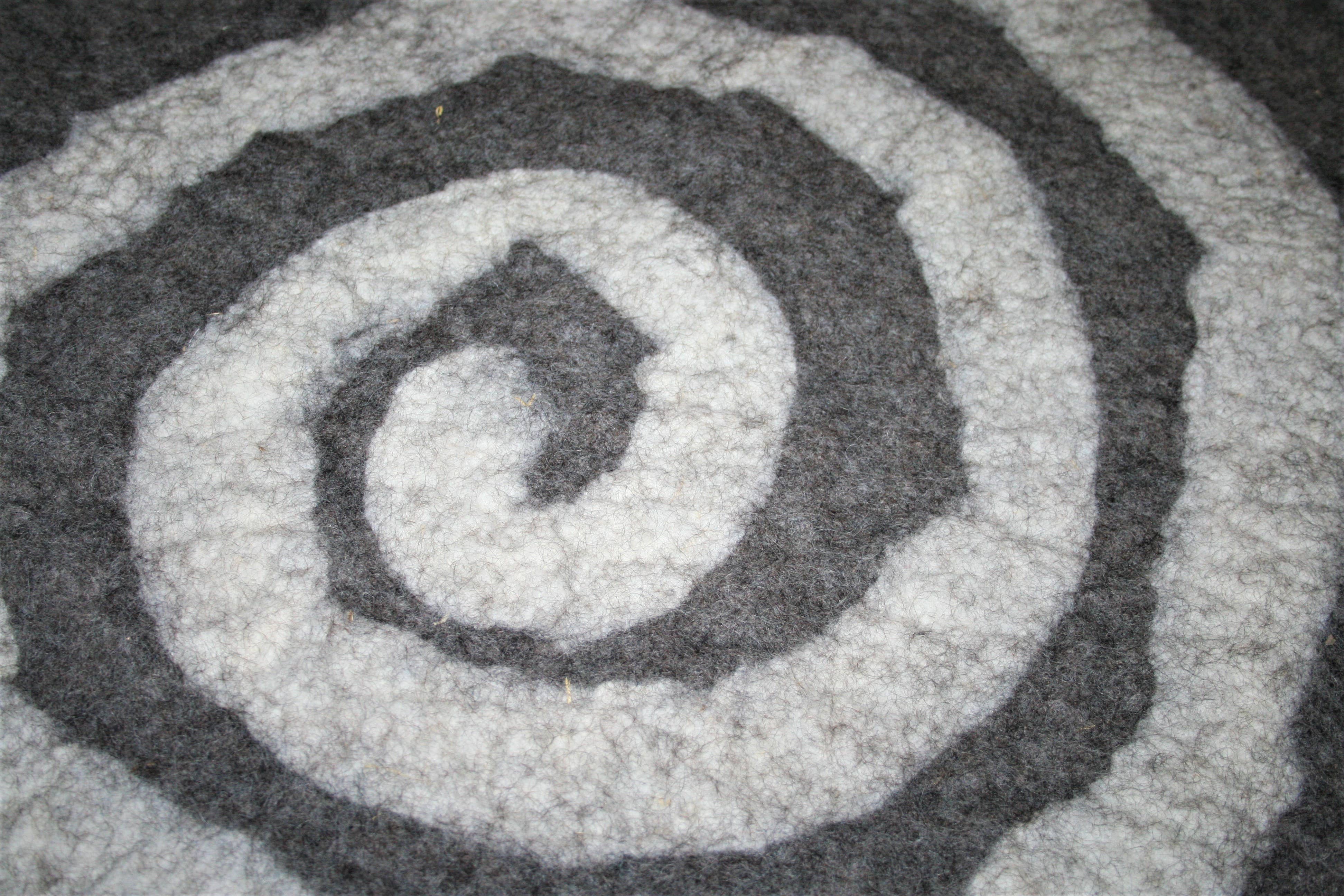 herzundhund - Wholesale Pet Duvet - Dog - Thick dog blanket made of organic wool felt gray5