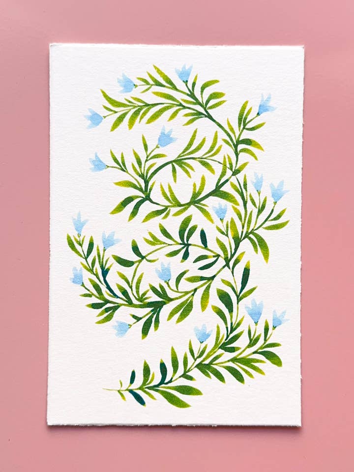 Bloemen Ansichtkaart - 5 voor wholesale door Avis et Tigris