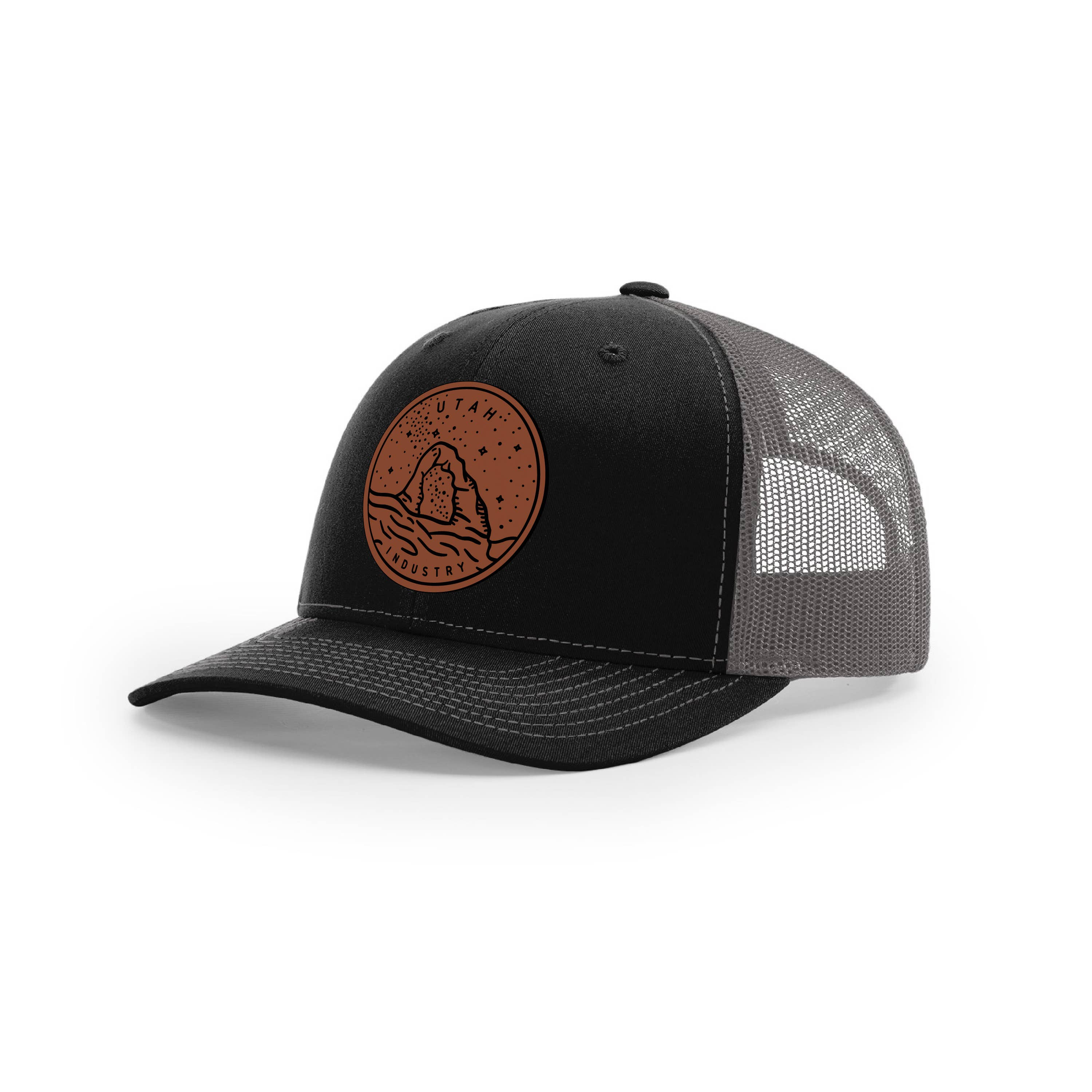 Albion Mercantile Co. - Wholesale Trucker Hat - Unisex - Utah Hat | Leather Patch Hat | Trucker Hat10