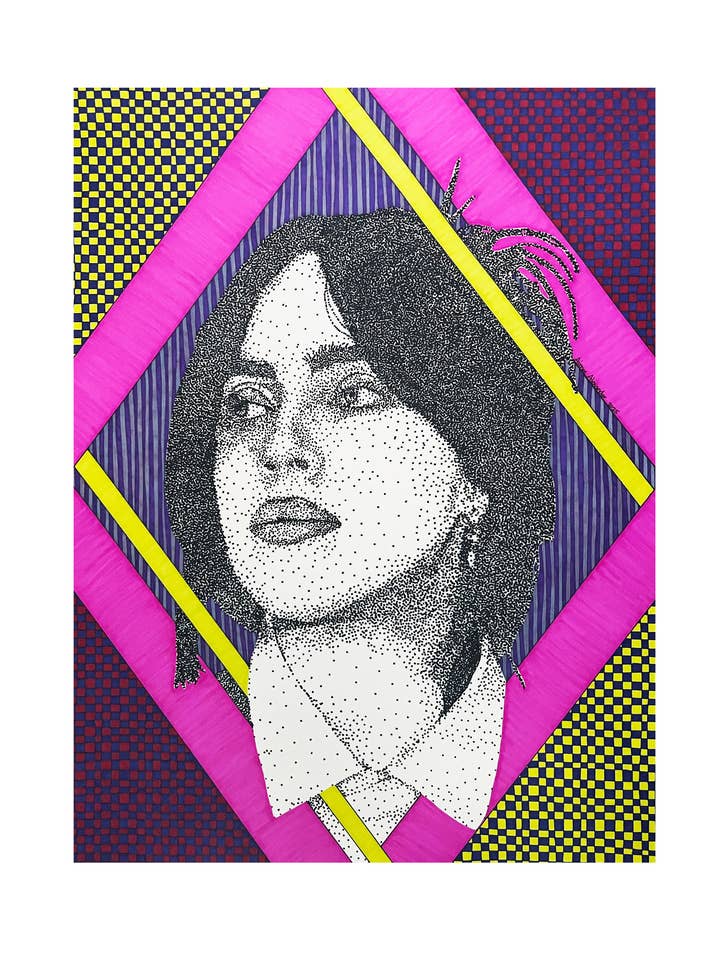 Affiche artistique Billie pour la vente par artisticle