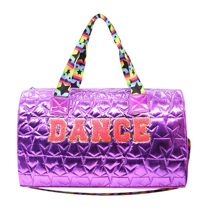 New Varsity Weekender Large Duffel Bag Dance Chenille Patch for wholesale by Mavi Bandz