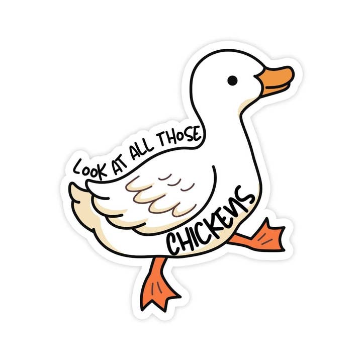 Sticker Bull - Wholesale Sticker - Look At All Those Chickens Vine Meme Sticker