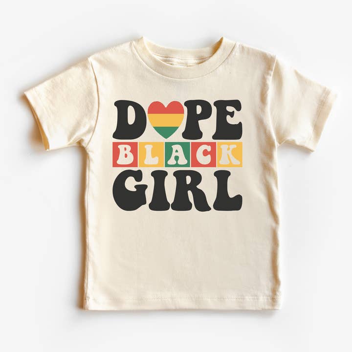 T-shirt Dope Black Girl Black History - Tee Juneteenth Enfants & Adultes pour la vente par Madi Moosh