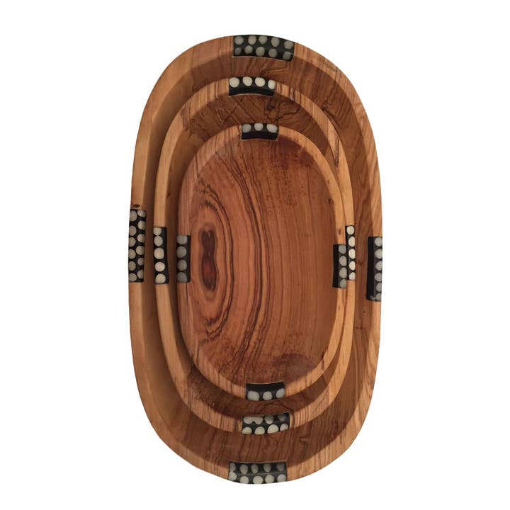 Oval Party Bowls ~ 3 Piece Set for wholesale by Design Africa