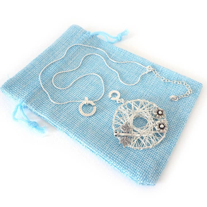 NSP21 : Pure Silver Necklace & Pendant for wholesale by Annabella Moore