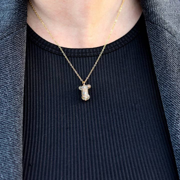 Sunset Yogurt - Wholesale Pendant/Charm Necklace - Gold Member Pendant Necklace1