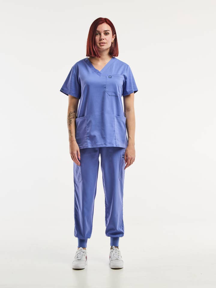 EMMA Jogger - Tenue médicale - Femme - Bleu for wholesale by AELIN