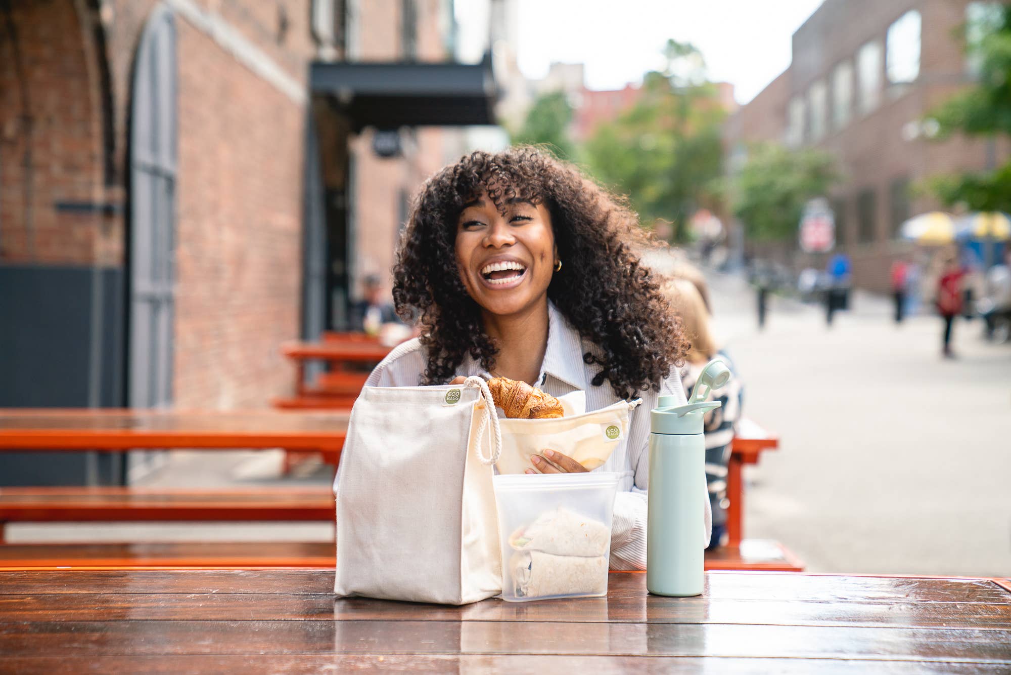 ECOBAGS - Venta al por mayor Bolsa para almuerzo/fiambrera - Bolsa de almuerzo de algodón3