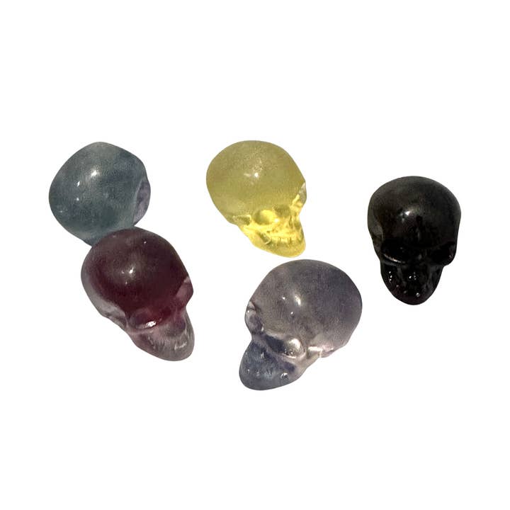 VIE - Wholesale Spiritual stone/crystal - Rainbow Fluorite Mini Carving - Assorted, 1.5x1cm, Single20