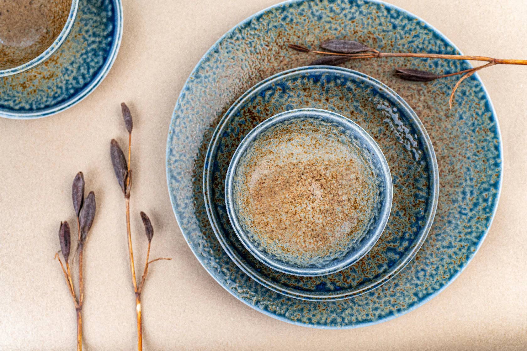 Made In Japan Tableware – wholesale Dinner plate – Earth & Sky tapas plate 17cm3