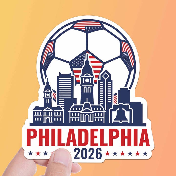 Autocolante de Futebol de Filadélfia EUA - Decalque Desportivo de Filadélfia PA por atacado de Sentinel Supply