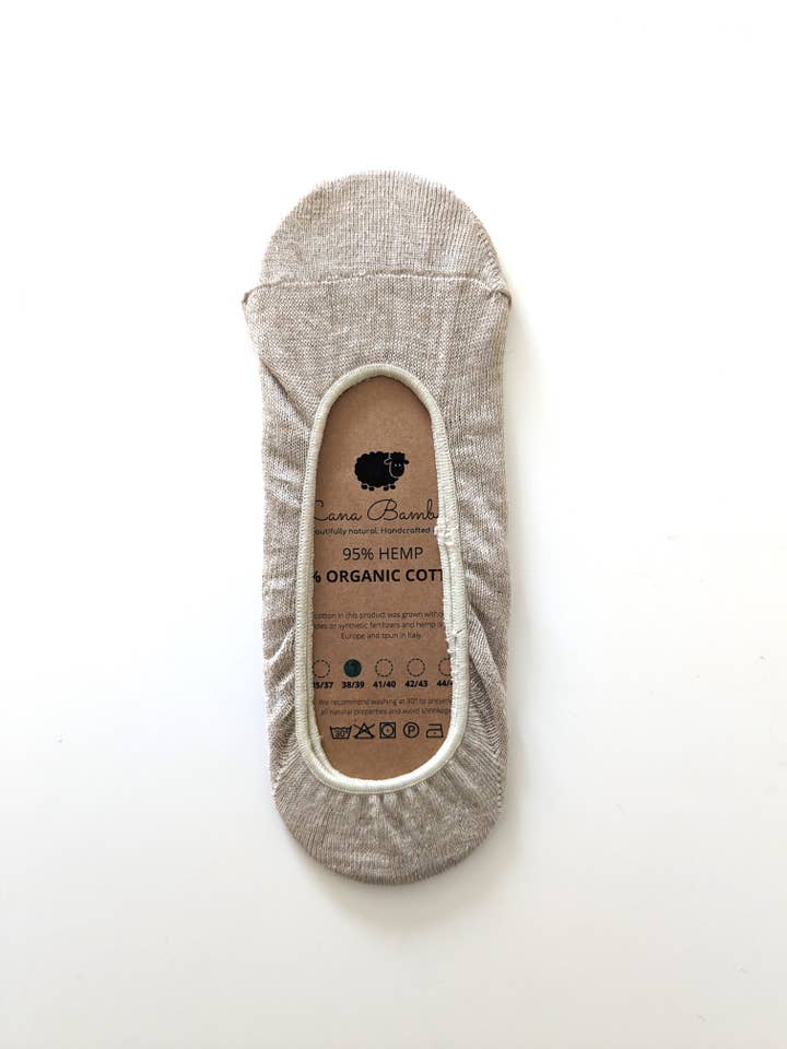 Nicola 95% hemp/ 5% cotton (adults socks) for wholesale by Lana Bambini