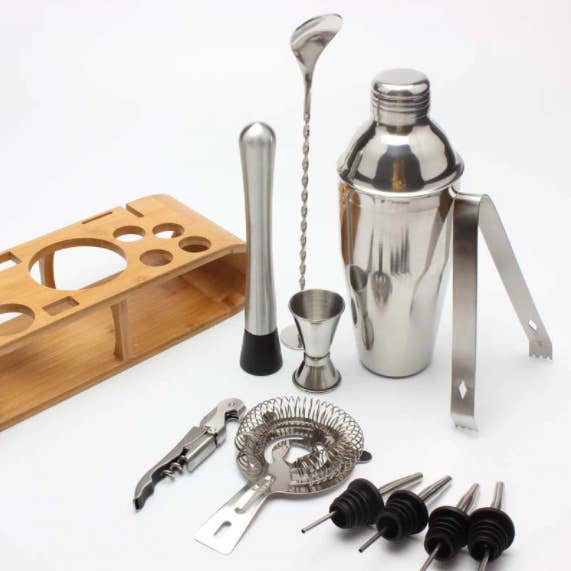 Homerely - Wholesale Bar Tool - Sliver Bar Cocktail Shaker Set