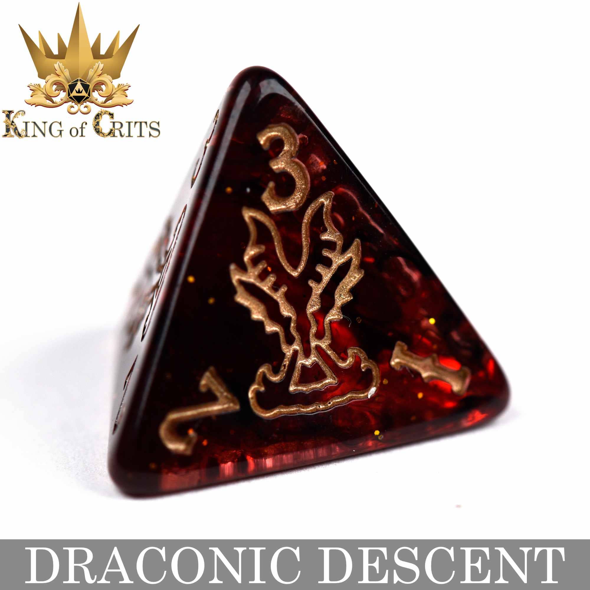 DNDDICE.COM – wholesale Dice – Draconic Descent - 11 Dice Set6