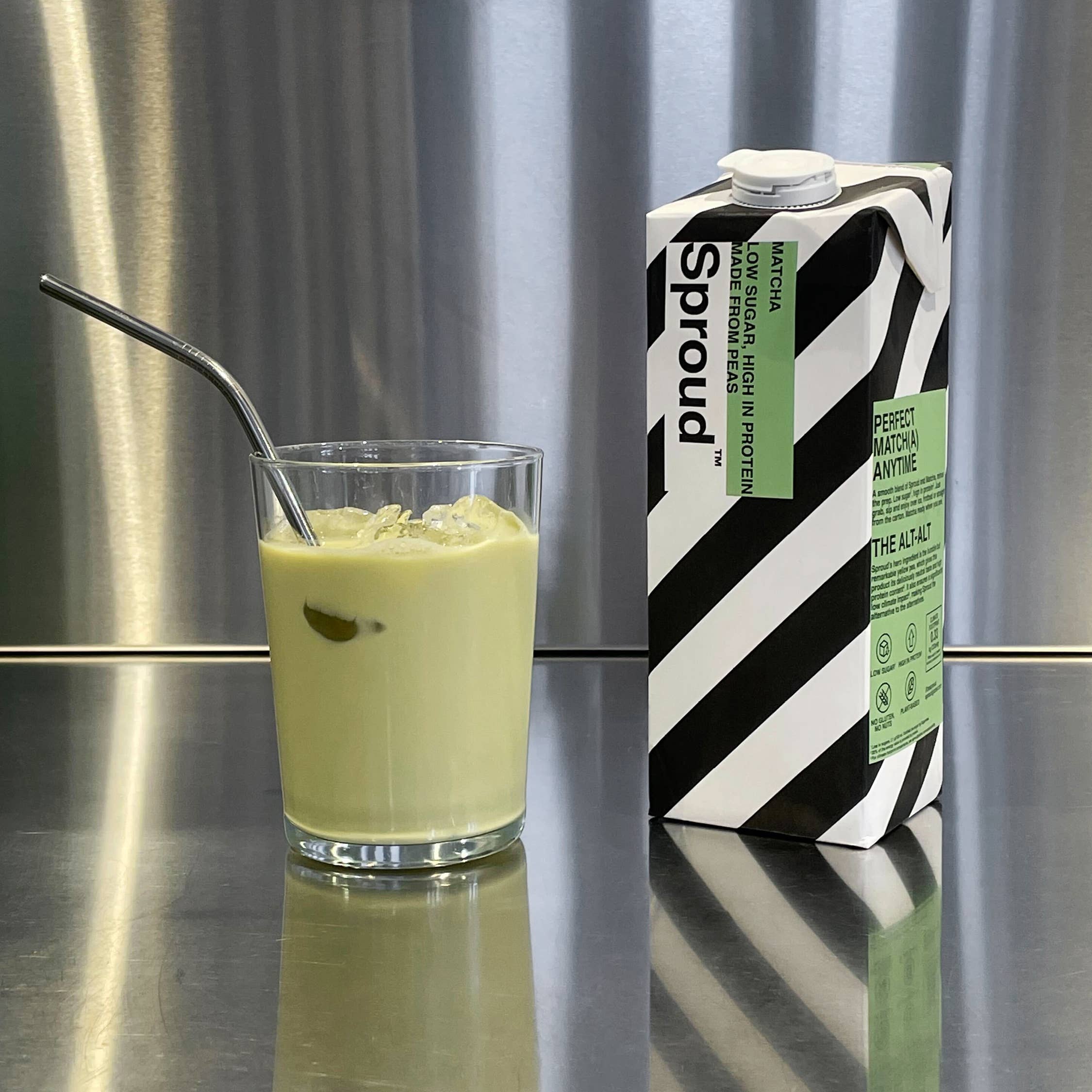 Sproud – wholesale Non-dairy milk – Sproud Plant Based Matcha 1L2