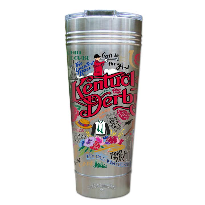 Kentucky Derby Thermal Tumbler for wholesale by catstudio