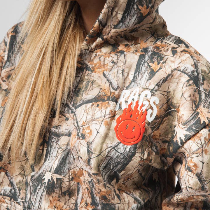 RAGS - Wholesale Hoodie - Unisex - Adult Unisex Hoodie - Camo3