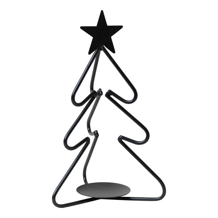 Irvin's Tinware - Wholesale Candle Holder - Wrought Iron Christmas Tree Votive/Tealight Holder
