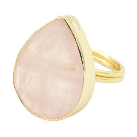 Formentera Ring Rose Quartz for wholesale by ACUS