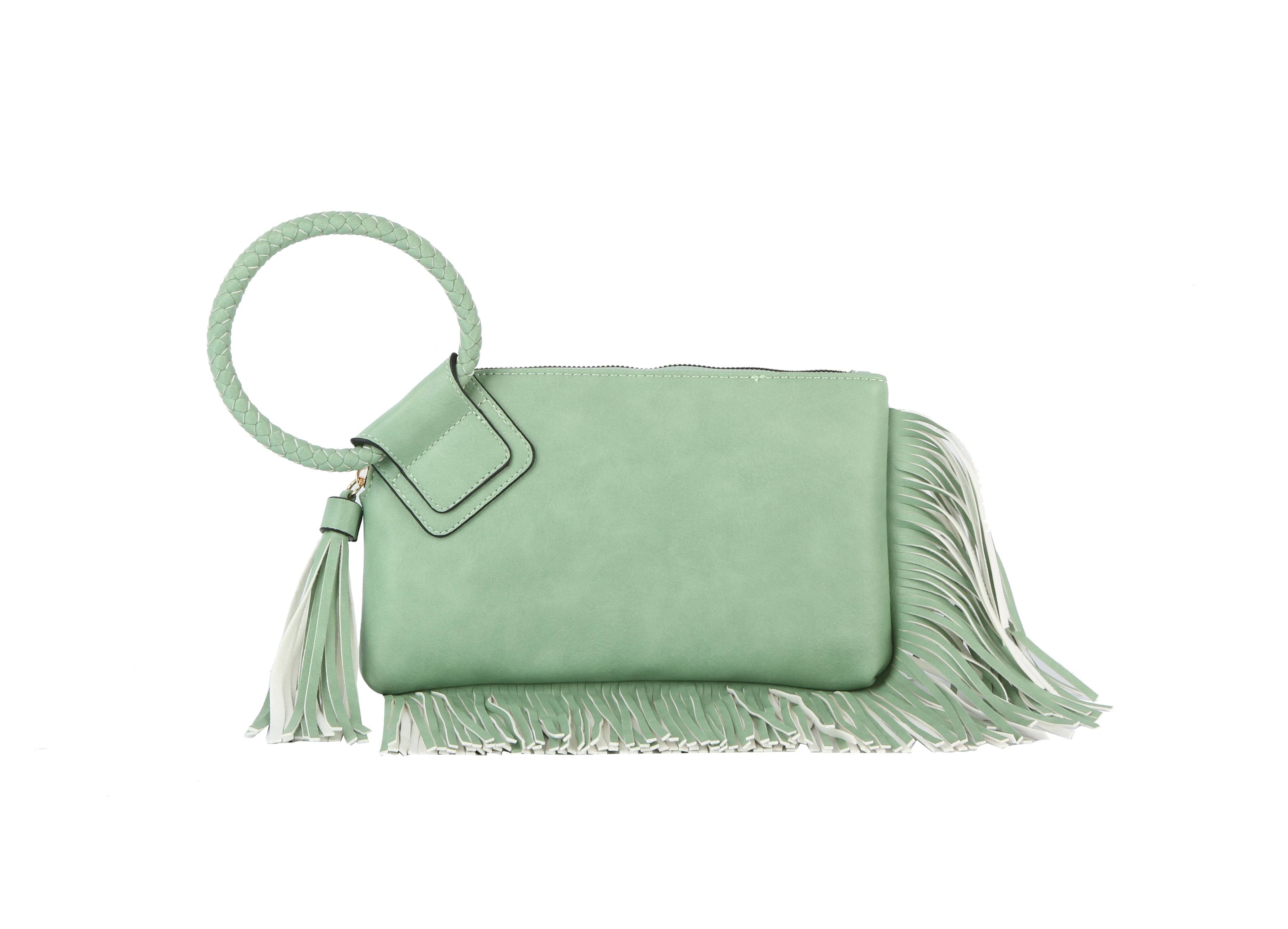 Handbag Express – Bolsa - Mulher por atacado – Carteira de Pulso com Franjas e Acentos3