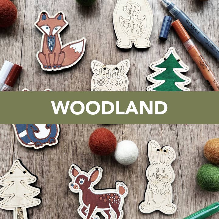 The Woodsy Craft Co. - Wholesale DIY Craft Kit - DIY Craft Kit - Woodland Garland