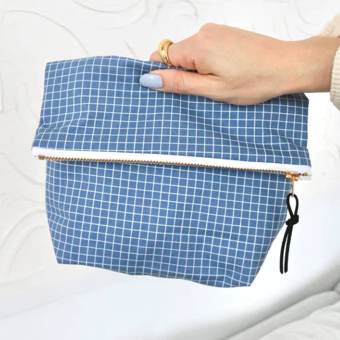 Denim Grid opvouwbaar voor wholesale door This & That Design Co.