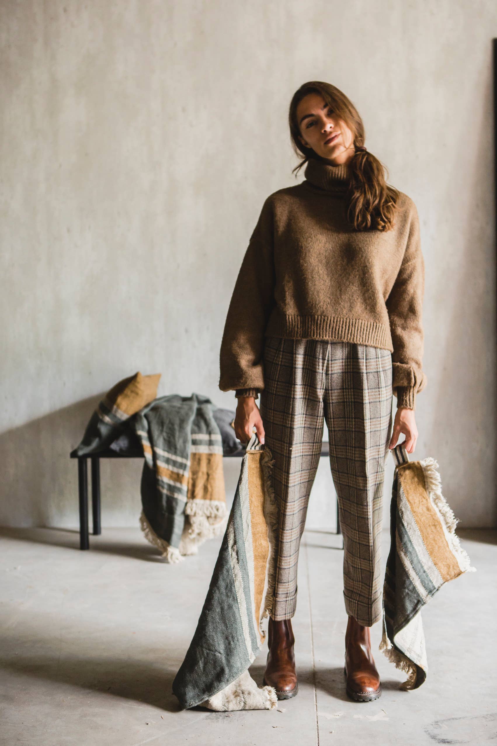 Libeco Home - Wholesale Throw Blanket - The Belgian Towel Fouta 110x180cm Alouette2