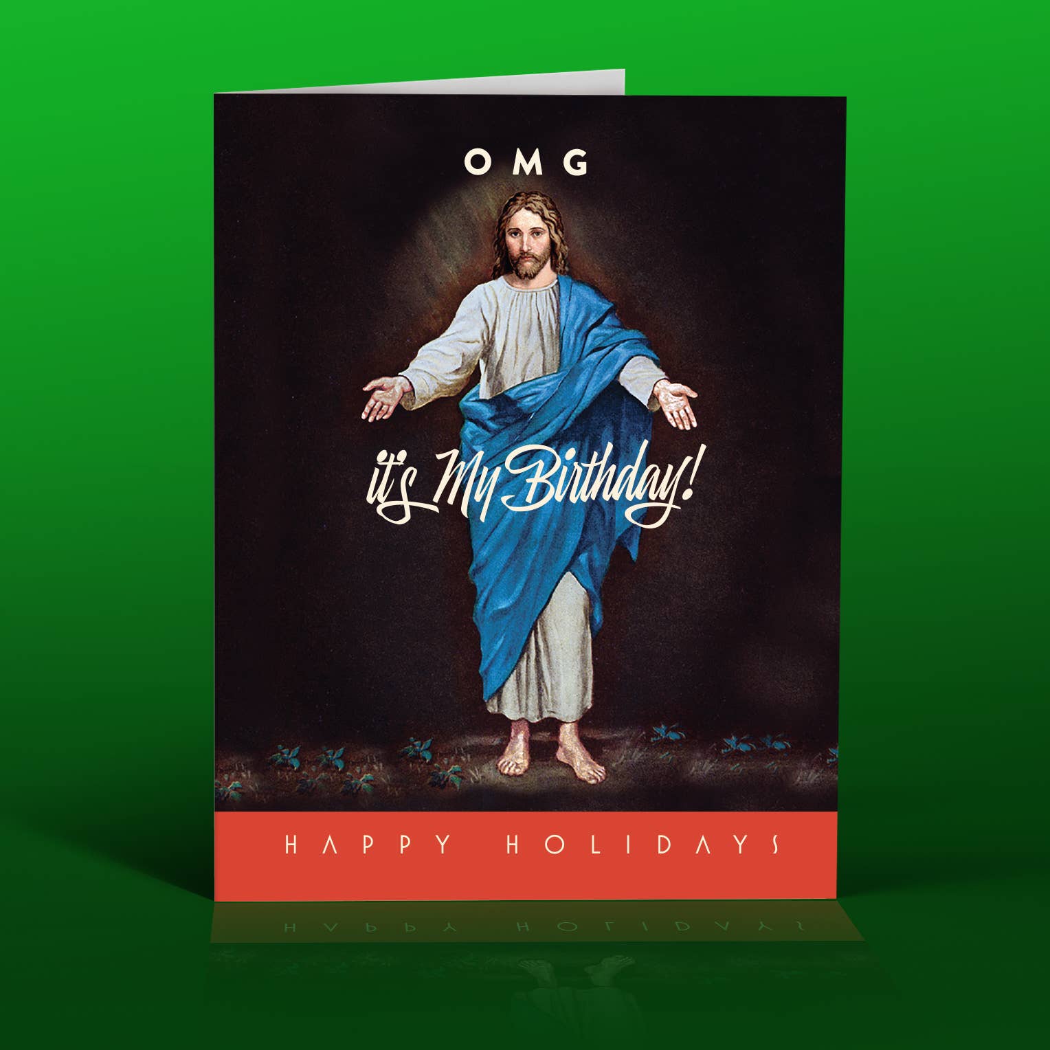 offensivedelightful - Wholesale Christmas Card - OMG JESUS christmas card3
