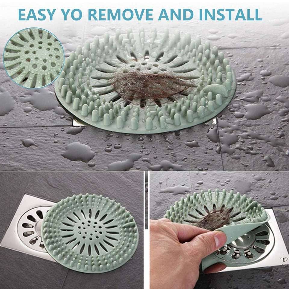 VIGOR – Saboneteira por atacado – Banheira apanhadora de cabelo durável rolha de silicone12