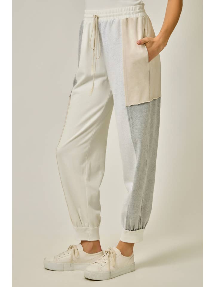 Mystree - Wholesale Pants - Women's - 61539 Color Blocked Track Pants2