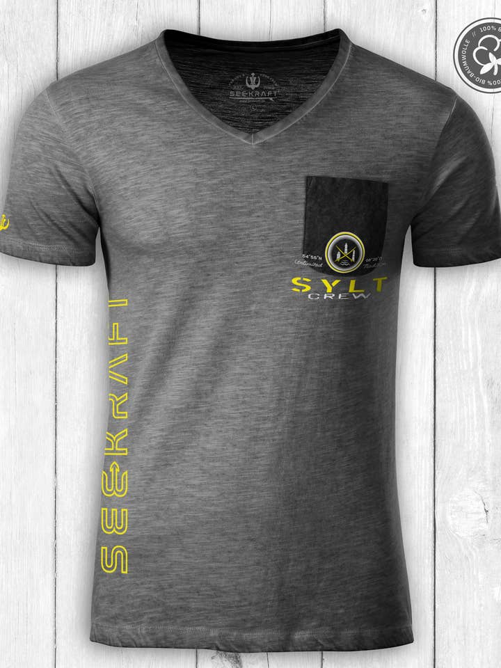 Sierk skjorta ”SYLT CREW” — ANTHRACITE för wholesale av SEEKRAFT