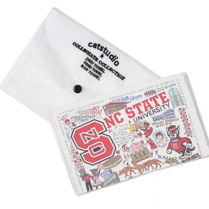 catstudio - Wholesale Tea Towel - North Carolina State University Collegiate Dish Towel
