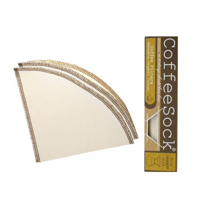 CoffeeSock – Großhandel Kaffeefilter – Wiederverwendbare Bio-Kaffeefilter - Chemex® 6-13 Tassen Half Moon