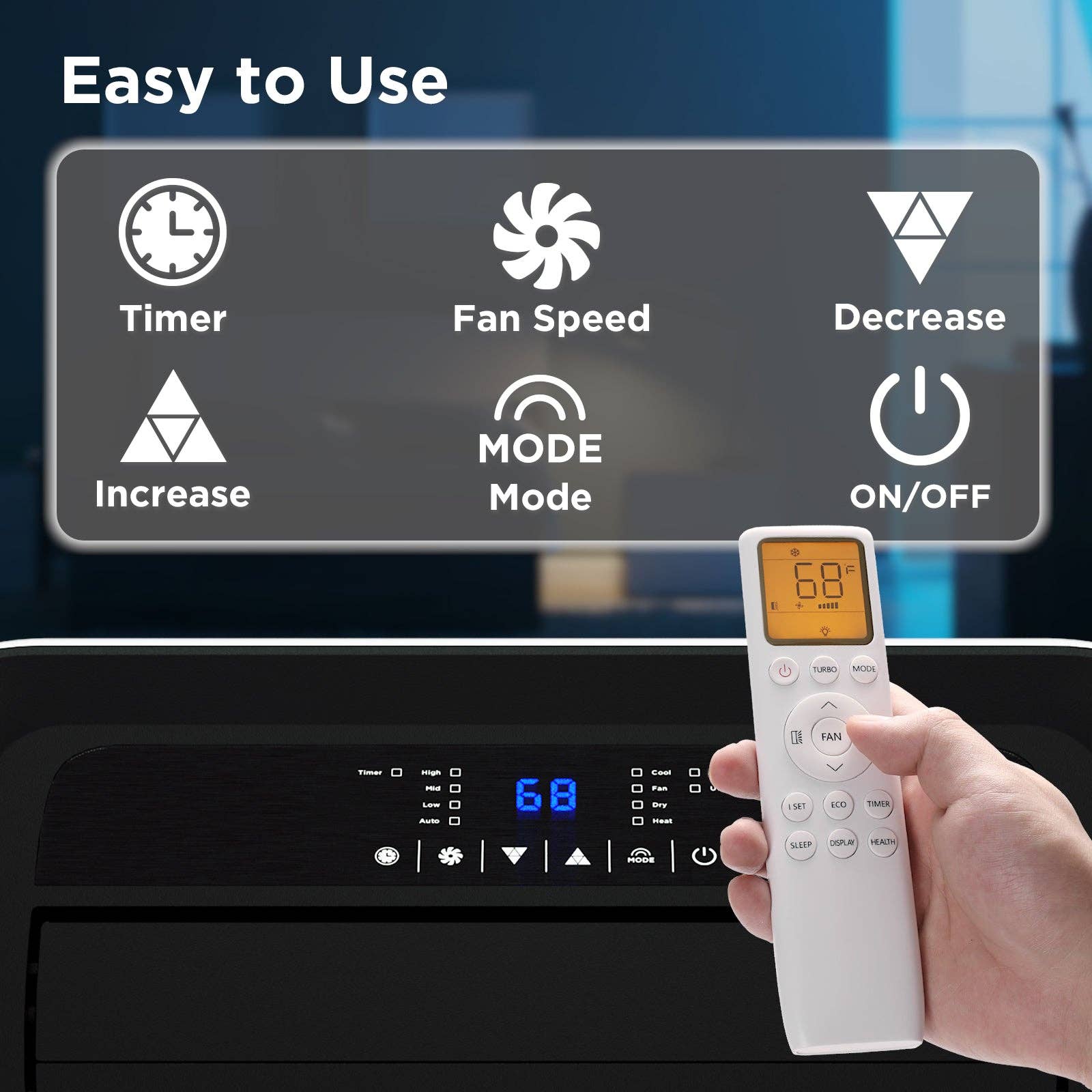 TURBRO - Wholesale HVAC Supplies - Greenland 14,000 BTU Portable Air Conditioner & Heater6