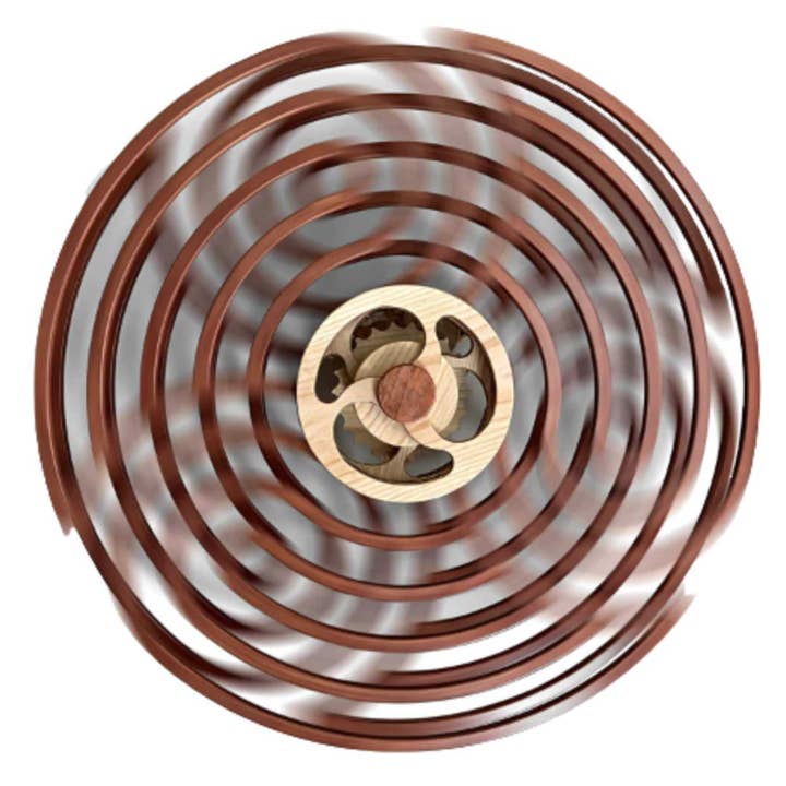 Mindsight - Wholesale Wall Accent - Handmade Kinetic Wall Art - Wind Up to Power